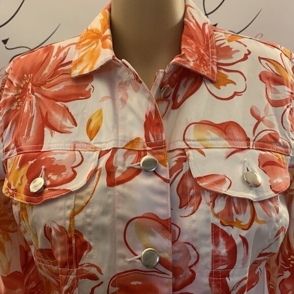 Coldwater Creek Jean Jacket. Size XS. Button Up. Cotton/Spandex. B83. - Picture 2 of 5